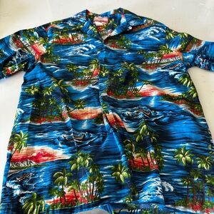 Tropical Blue Hawaiian Shirt